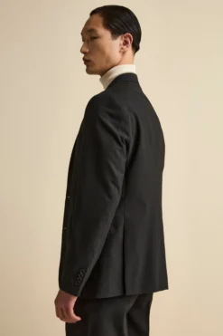 Giacca Monopetto Elegante con Revers Classico Drop 8 - NERO