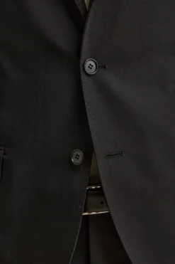 Giacca Monopetto Elegante con Revers Classico Drop 4 - NERO