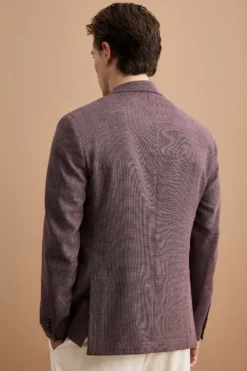 Giacca Slim Fit Semifoderata in Lana Vergine - MALVA