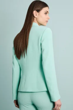 Giacca Twill Cerimonia con Collo Sciallato - ACQUA