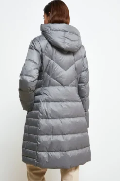 Giaccone Midi Imbottito - GRIGIO