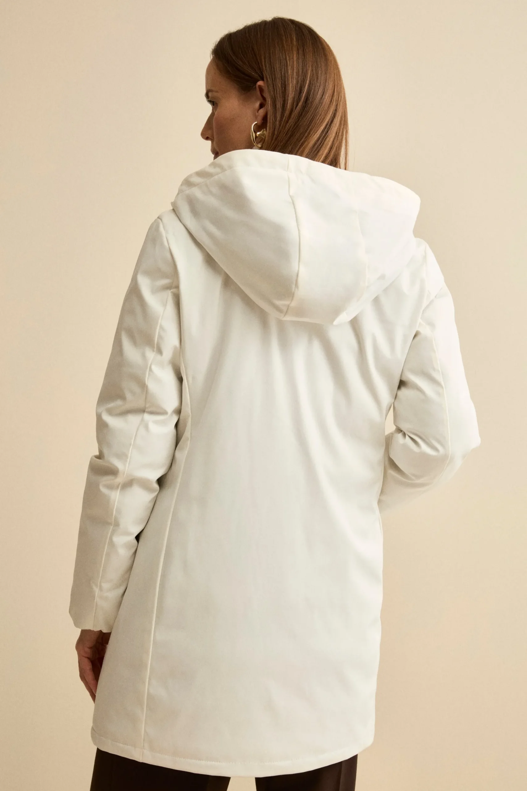 Giaccone Reversibile Imbottito - GESSO