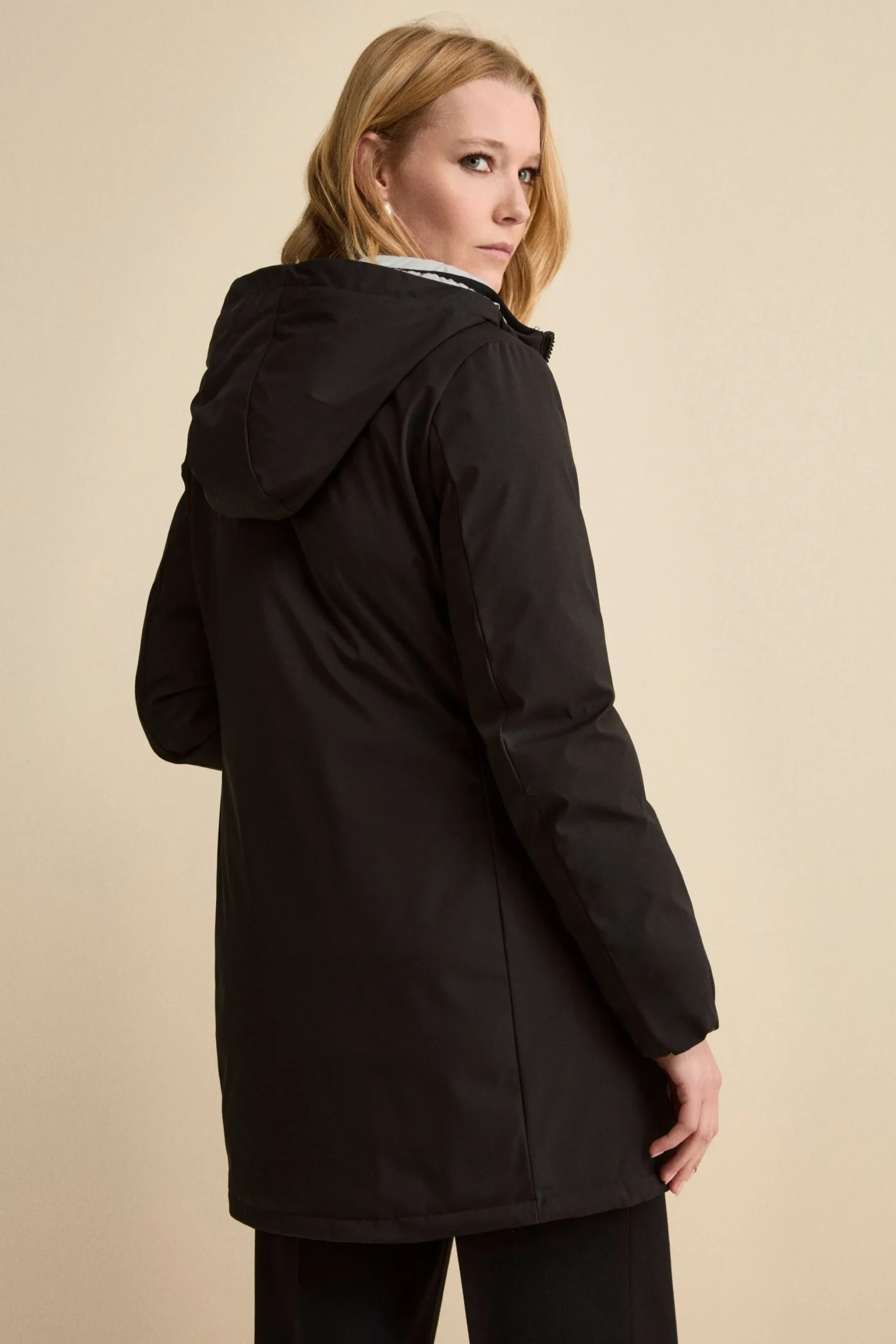 Giaccone Reversibile Imbottito - NERO