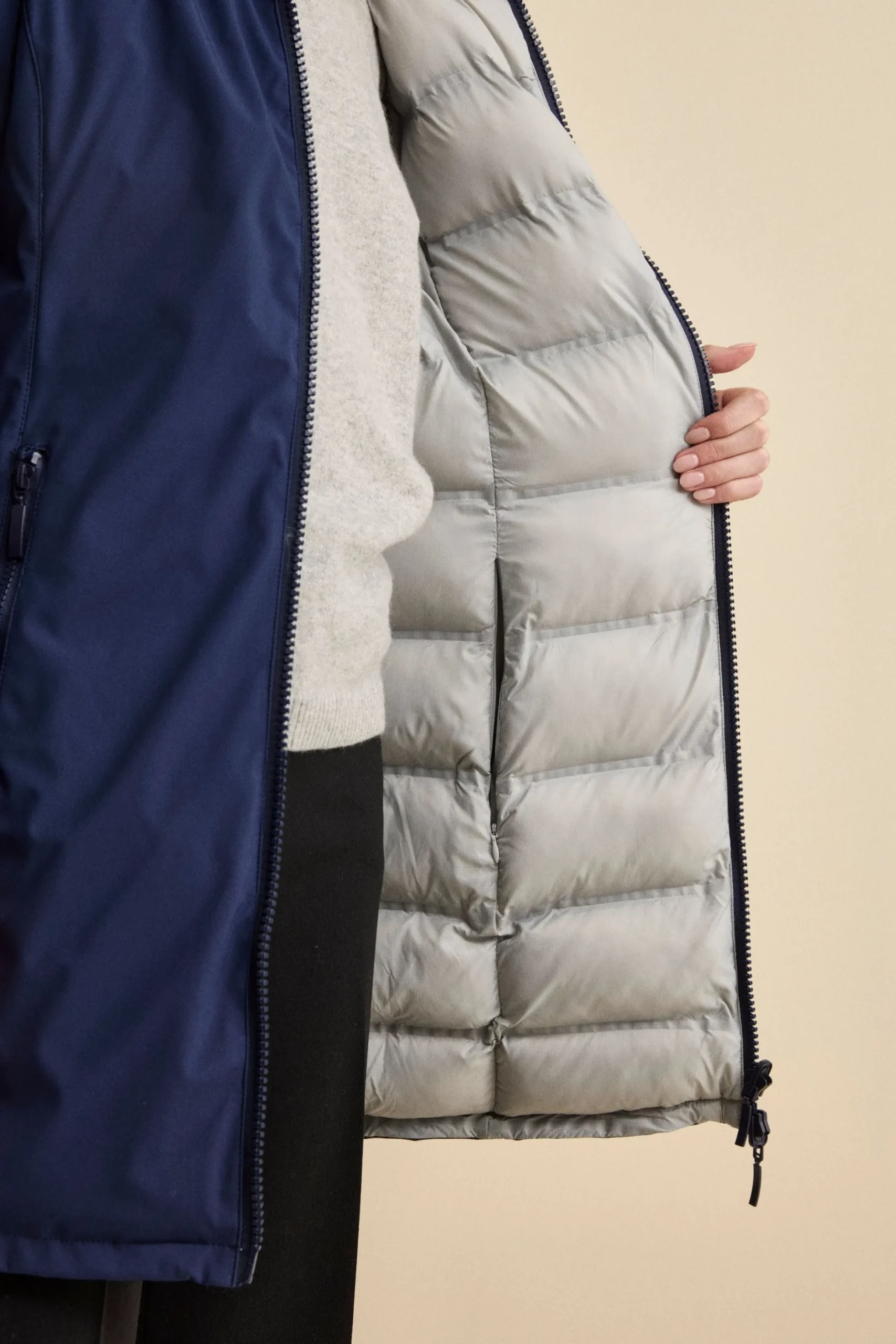 Giaccone Reversibile Imbottito - BLU