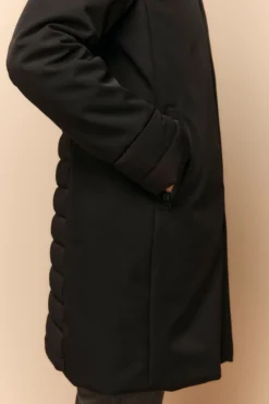 Giaccone Tecnico con Cappuccio - NERO