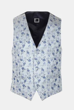 Gilet a fiori - FANT. GRIGIO/BLU