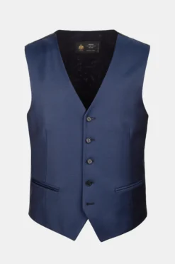 Gilet blu in lana - BLU