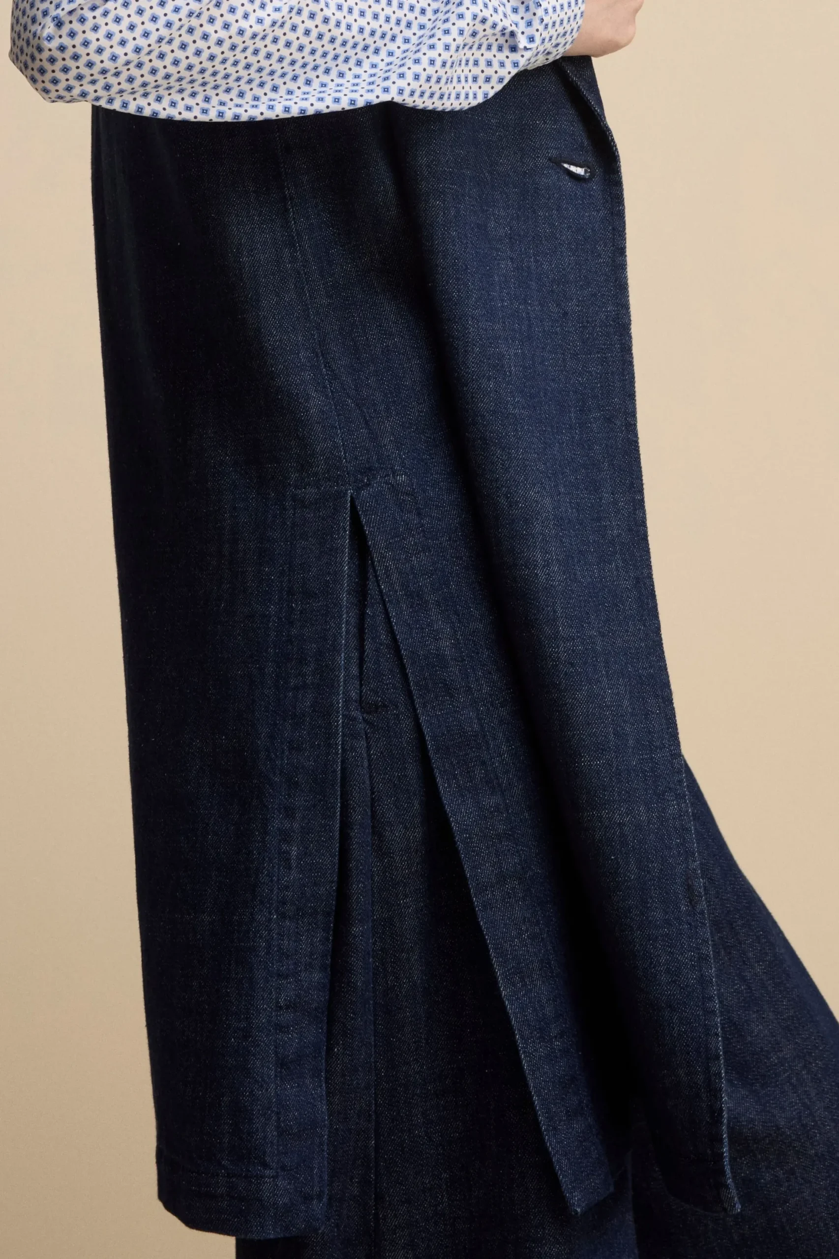 Gilet Lungo in Denim - JEANS