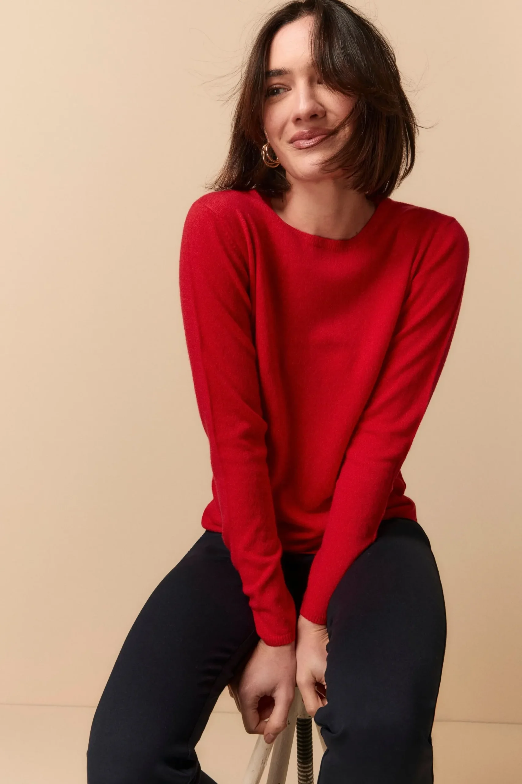 Girocollo Regular in Cashmere - CORALLO