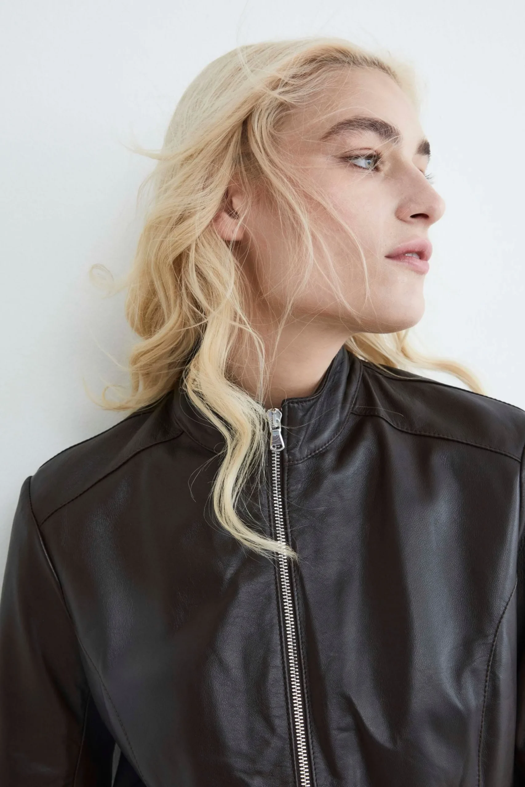 Giubbotto bomber in pelle - T.MORO