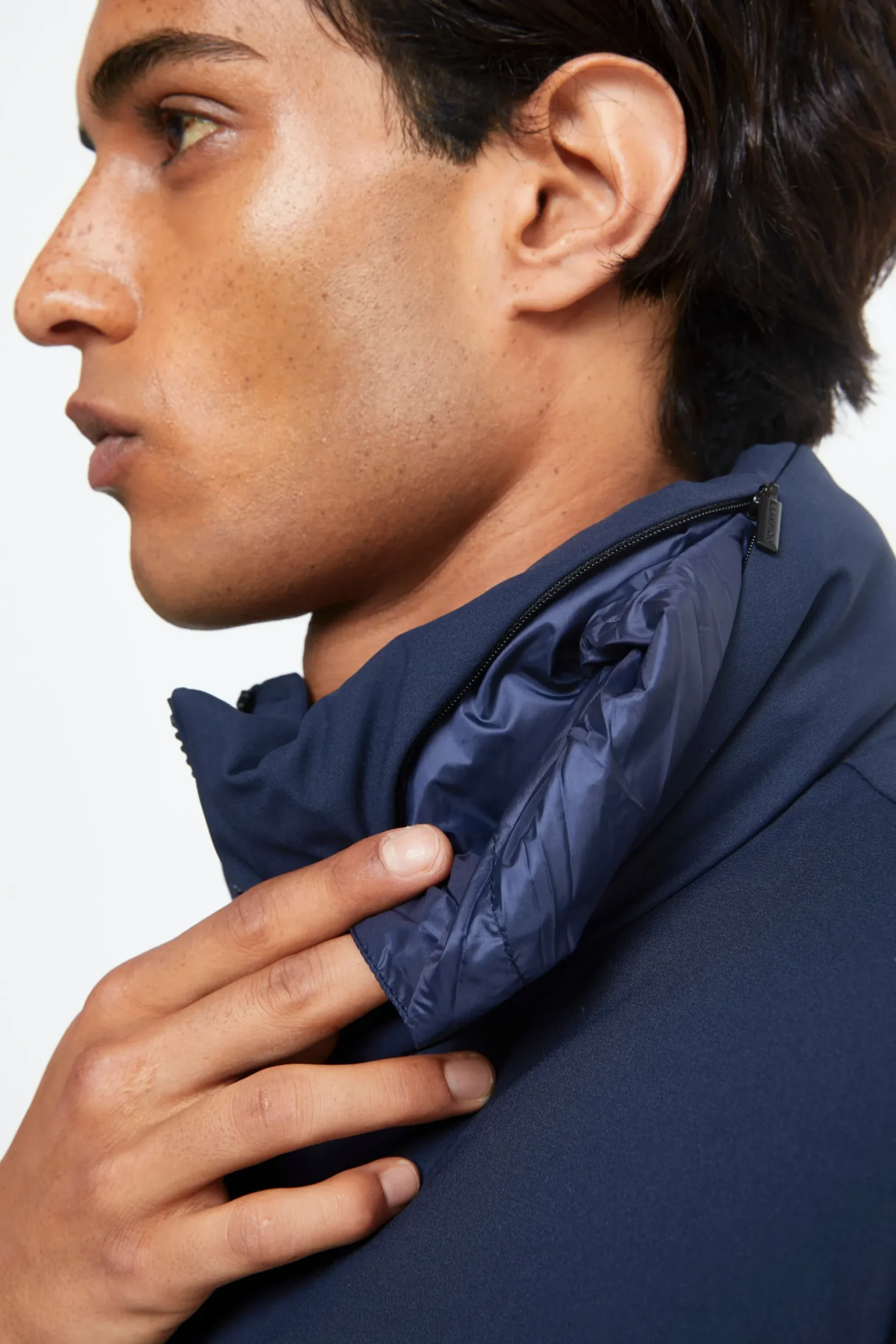 Giubbotto Corto con Tasche - BLU