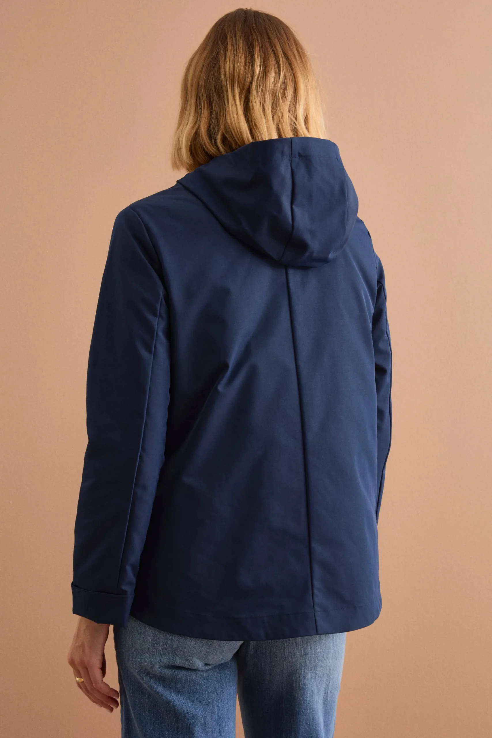 Giubbotto Impermeabile con Cappuccio e Gilet Removibile - BLU