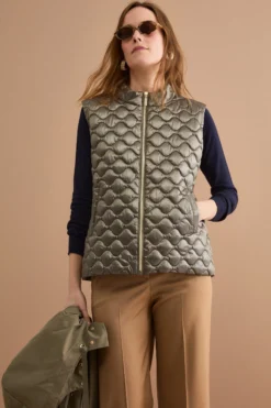 Giubbotto Impermeabile con Cappuccio e Gilet Removibile - VERDE MILITARE