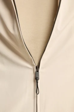 Giubbotto Leggero con Bordi in Maglia - GHIACCIO