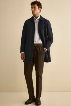 Impermeabile Invernale Midi con Trapunta - BLU