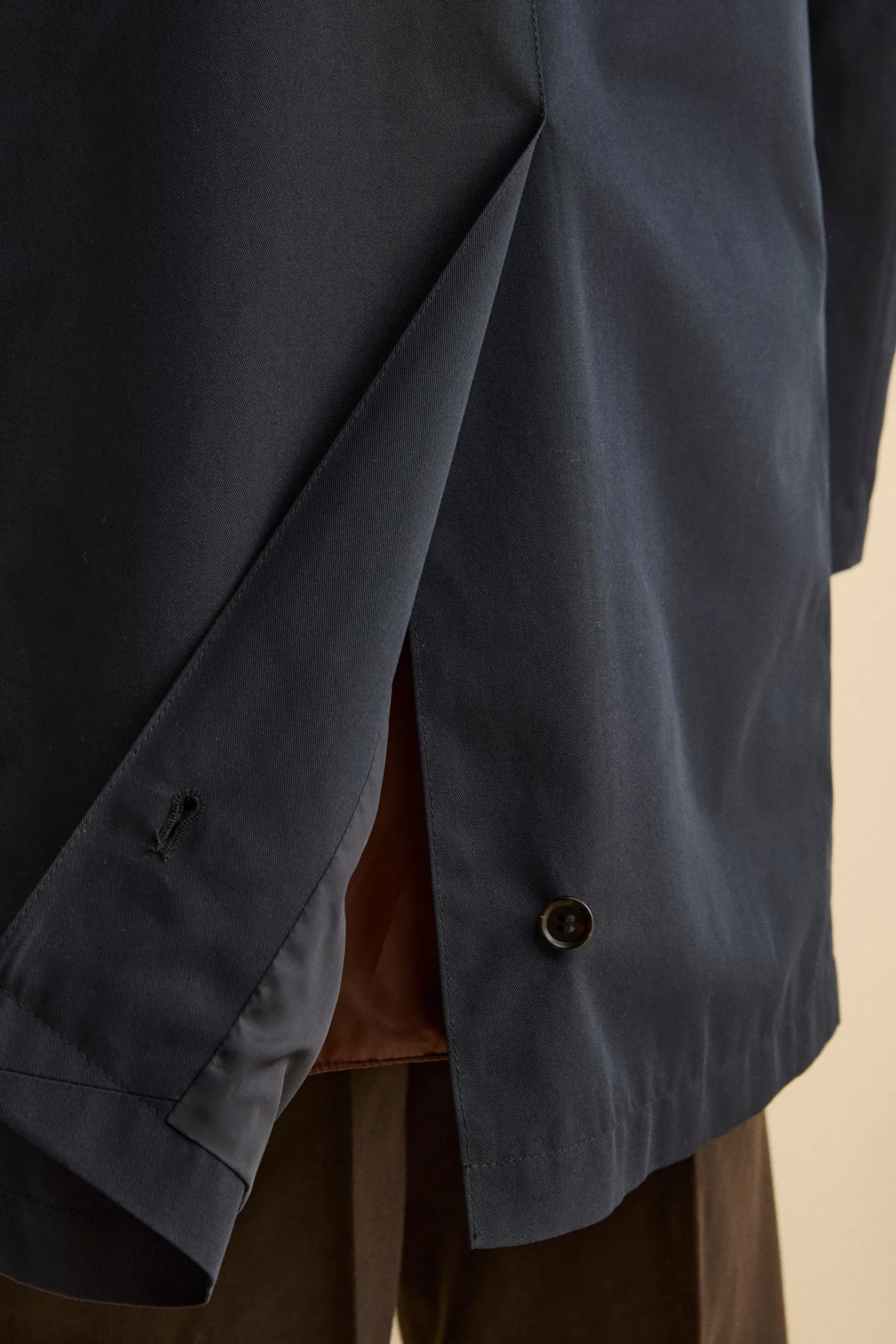 Impermeabile Invernale Midi con Trapunta - BLU