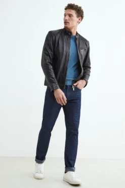 Jeans da uomo slim - INDACO