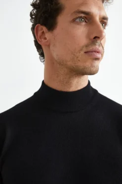 Lupetto in Lana Merino - NERO