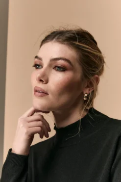 Lupetto in Seta e Cashmere - NERO