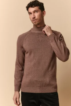 Lupetto raglan in Lana Merino - AMETISTA