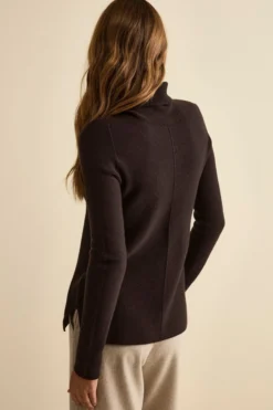 Maglia con Spacchi in Lana Merino - T.MORO