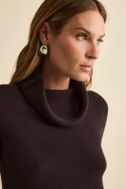 Maglia con Spacchi in Lana Merino - T.MORO