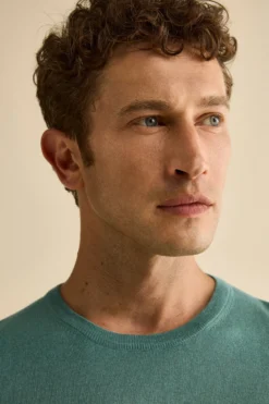 Maglia extrafine in seta e cashmere - VERDE