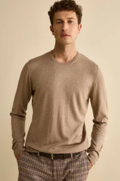Maglia extrafine in seta e cashmere - VISONE