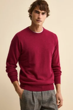 Maglia girocollo in lana - VINACCIA