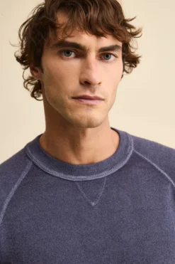 Maglia Girocollo Raglan in Lana Merino - JEANS