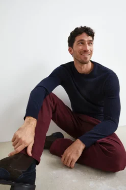 Maglia in Lana Merino Extrafine - BLU