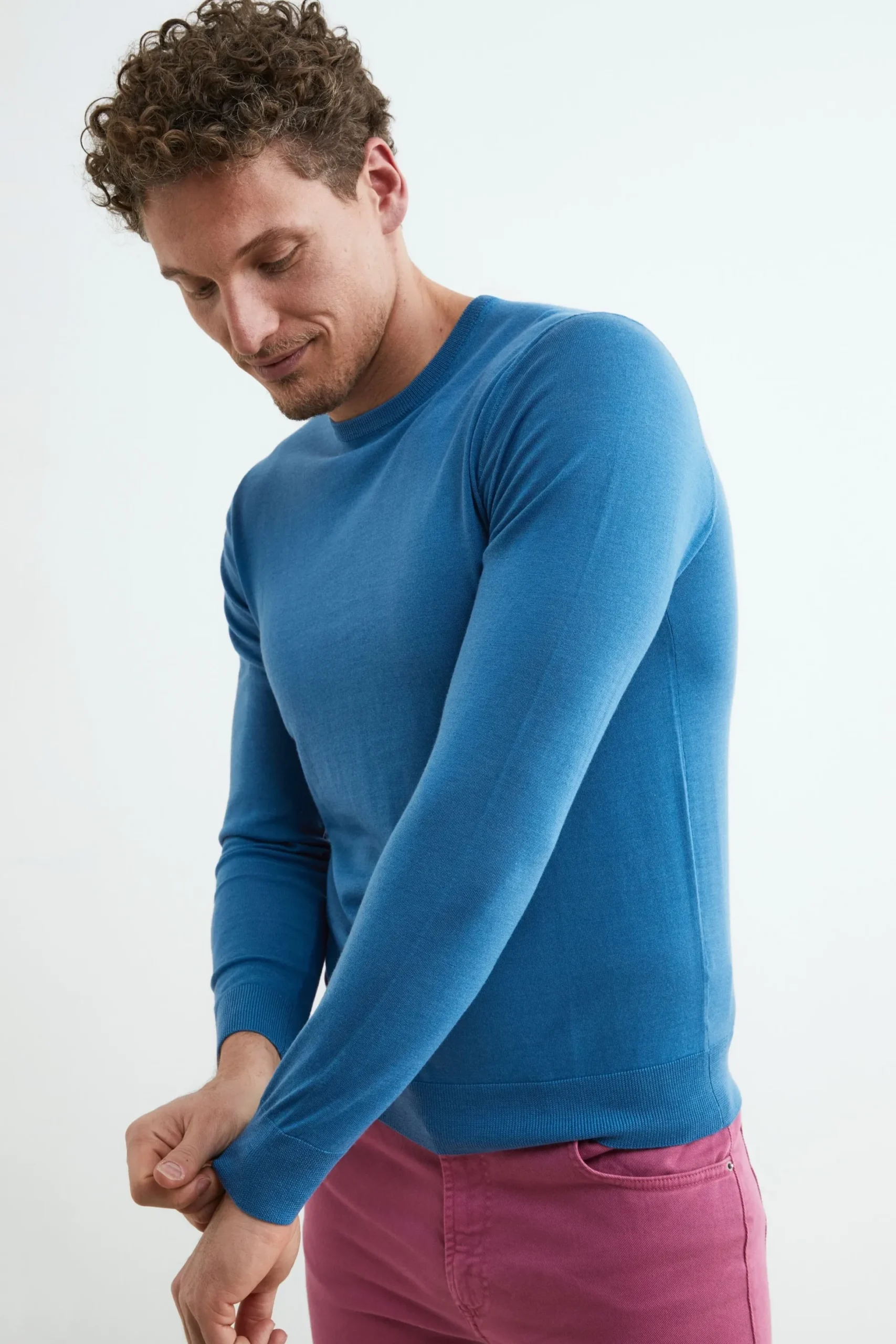 Maglia lana girocollo - DENIM