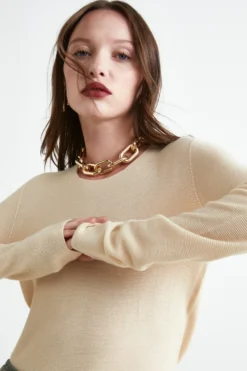 Maglia Links in Lana Merino - VANIGLIA