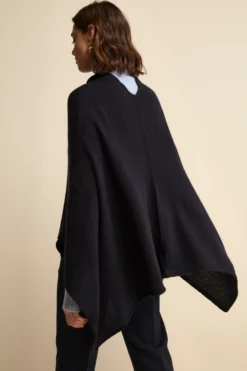 Mantella in cashmere da donna - BLU MARINE