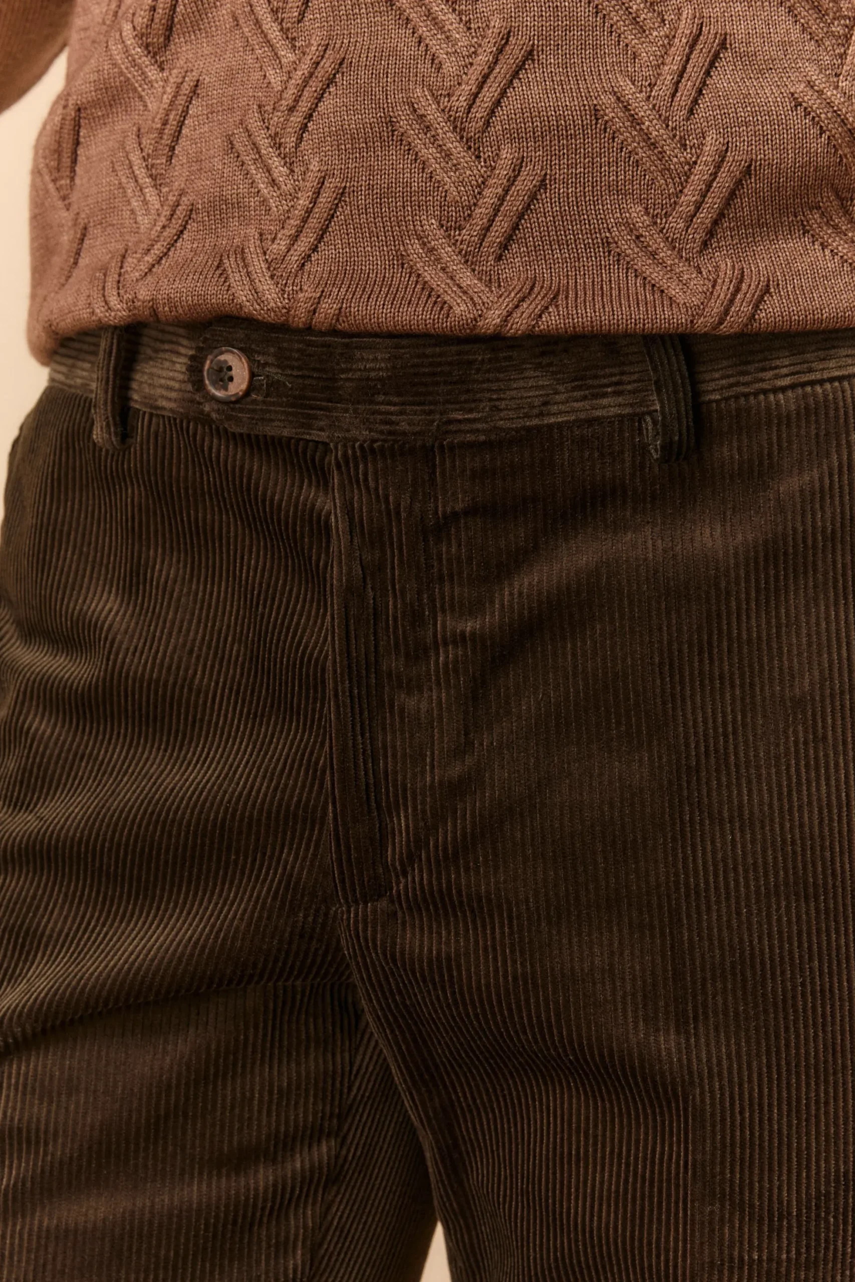 Pantalone a Coste in Velluto - VERDONE