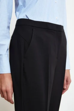 Pantalone aderente in jersey - NERO