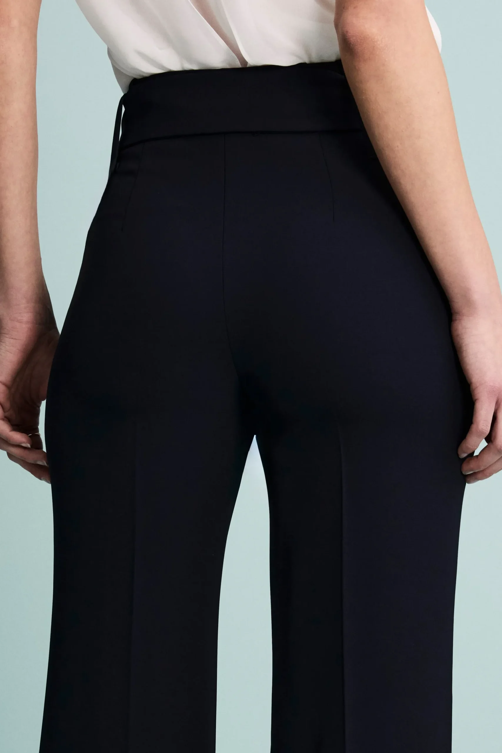Pantalone a Palazzo con Fusciacca - BLU