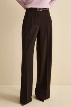 Pantalone a palazzo con piega - T.MORO