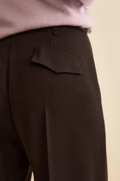 Pantalone a palazzo con piega - T.MORO