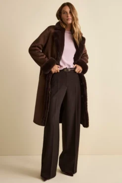 Pantalone a palazzo con piega - T.MORO