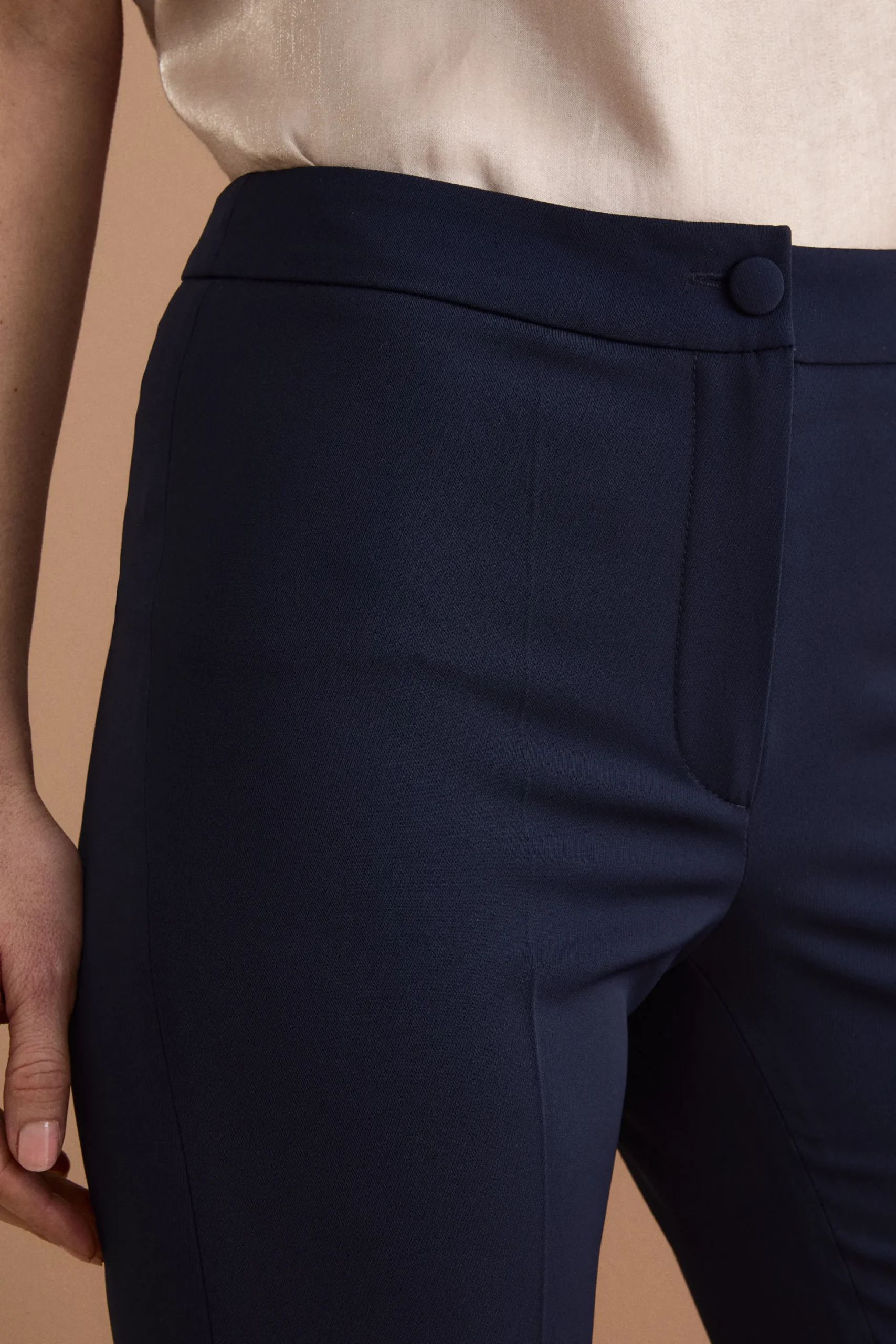 Pantalone a Sigaretta da Cerimonia in Cady - BLU