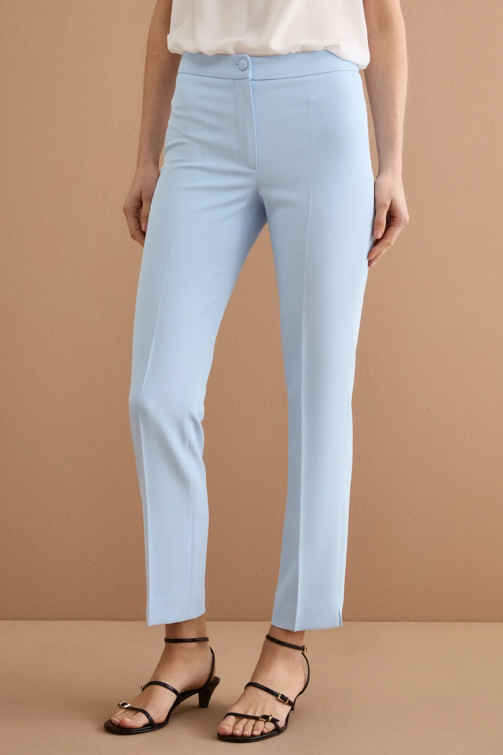 Pantalone a Sigaretta da Cerimonia in Cady - CIELO