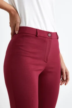 Pantalone a sigaretta - ROSSO