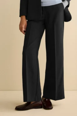 Pantalone Bistretch a Gamba Larga - NERO