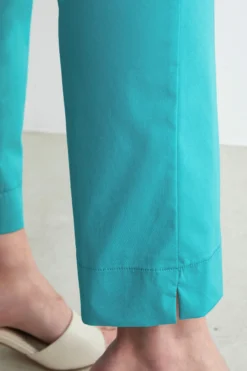 Pantalone capri con elastico - PAVONE