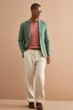 Pantalone Carrot Wide Leg in Misto Lana - LATTE