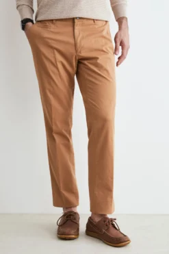 Pantalone chino in cotone - BRUCIATO