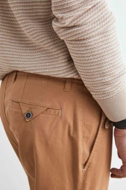 Pantalone chino in cotone - BRUCIATO