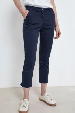 Pantalone Chino Microfantasia - BLU