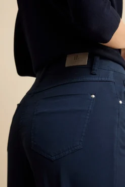 Pantalone Cinque Tasche a Gamba Larga - BLU